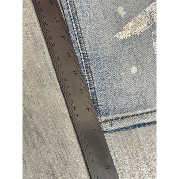 KDNK Jeans Mens 36x30  Destroyed Distressed Denim Comfort Stretch Moto New - Picture 8 of 10